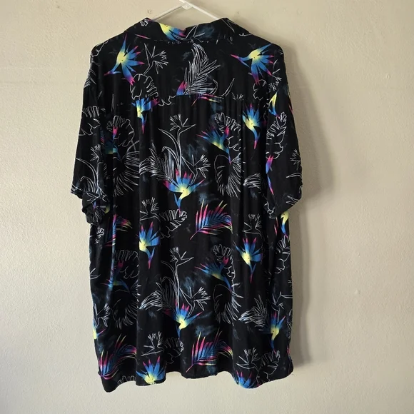 ORIGINAL USE Tropical Button Down Shirt Mens Tops Collared Casual Wear Size XXL - Picture 10 of 12